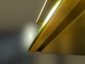 hole punch gold version rigged and animated 3D Model