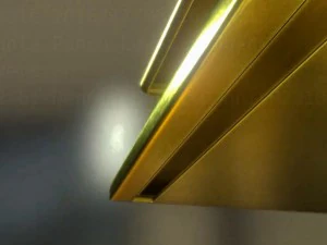 hole punch gold version rigged and animated 3D Model