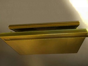 hole punch gold version rigged and animated 3D Model