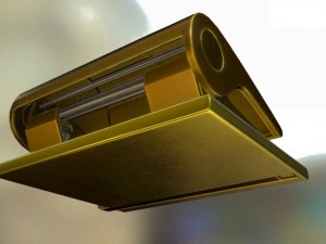 hole punch gold version rigged and animated 3D Model