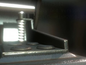 hole punch old version rigged and animated 3D Model