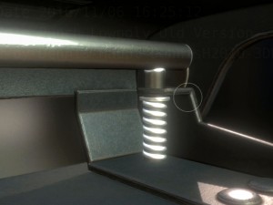 hole punch old version rigged and animated 3D Model