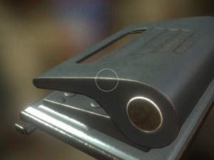 hole punch old version rigged and animated 3D Model