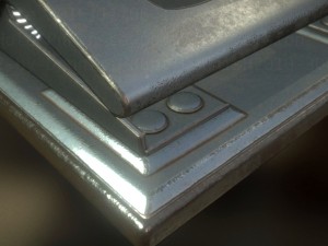 hole punch old version rigged and animated 3D Model