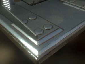 hole punch old version rigged and animated 3D Model