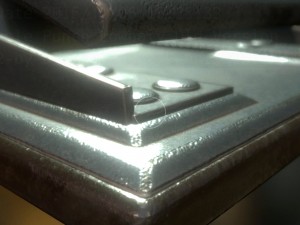 hole punch old version rigged and animated 3D Model