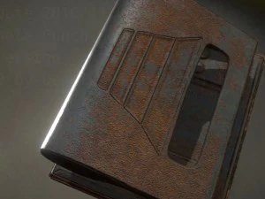 hole punch rusty version rigged and animated 3D Model