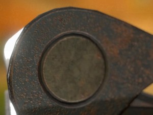 hole punch rusty version rigged and animated 3D Model
