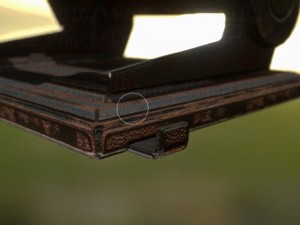 hole punch rusty version rigged and animated 3D Model