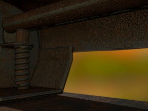 hole punch rusty version rigged and animated 3D Model