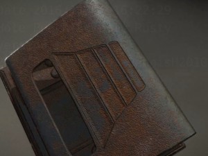 hole punch rusty version rigged and animated 3D Model