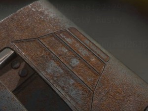 hole punch rusty version rigged and animated 3D Model