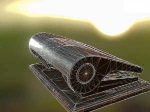 hole punch rusty version rigged and animated 3D Model