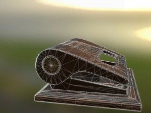 hole punch rusty version rigged and animated 3D Model