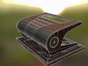 hole punch rusty version rigged and animated 3D Model