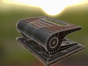 hole punch rusty version rigged and animated 3D Model