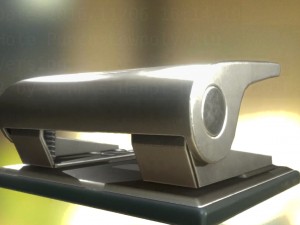 hole punch alu version rigged and animated 3D Model