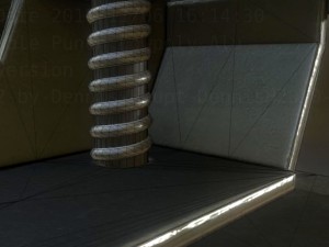 hole punch alu version rigged and animated 3D Model