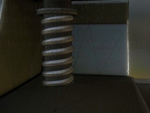 hole punch alu version rigged and animated 3D Model