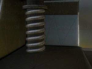 hole punch alu version rigged and animated 3D Model