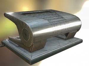 hole punch alu version rigged and animated 3D Model