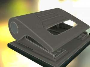 hole punch alu version rigged and animated 3D Model
