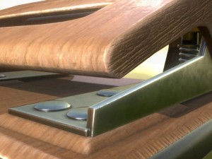 hole punch wood version 2 rigged and animated 3D Model