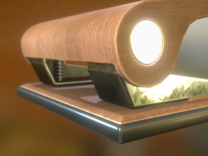 hole punch wood version 2 rigged and animated 3D Model