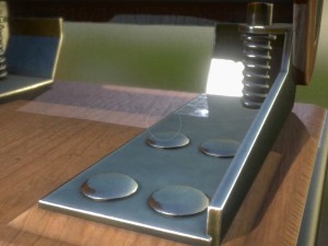 hole punch wood version 2 rigged and animated 3D Model