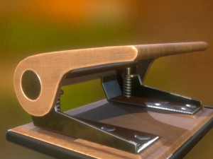 hole punch wood version 2 rigged and animated 3D Model