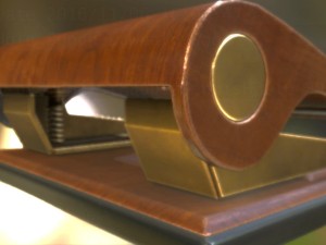 hole punch wood version 1 rigged and animated 3D 모델