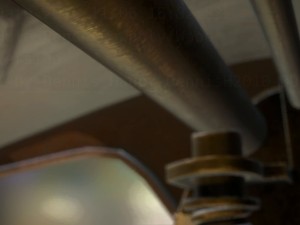 hole punch wood version 1 rigged and animated 3D 모델