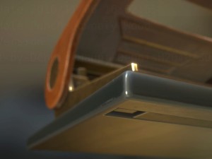 hole punch wood version 1 rigged and animated 3D 모델