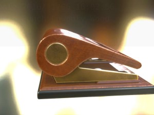 hole punch wood version 1 rigged and animated 3D 모델