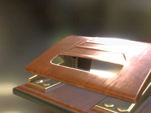 hole punch wood version 1 rigged and animated 3D 모델