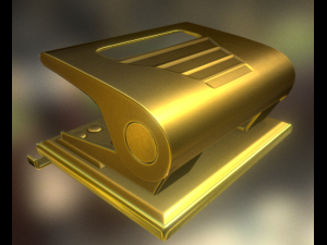 hole punch pack rigged and animated Modello 3D