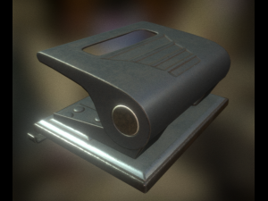 hole punch pack rigged and animated Modello 3D