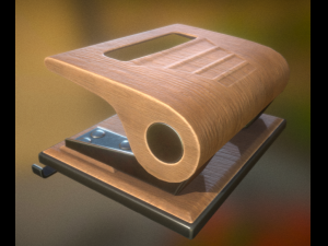 hole punch pack rigged and animated Modello 3D