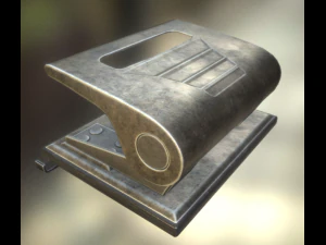 hole punch pack rigged and animated 3D Model