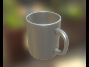 coffee cup clean version Model 3D