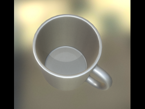 coffee cup clean version Model 3D