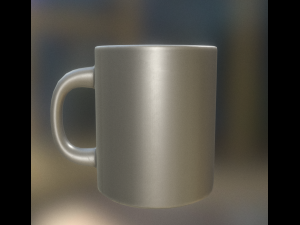coffee cup clean version Model 3D