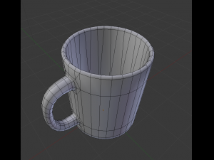 coffee cup clean version Model 3D