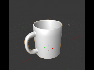 coffee cup clean version Model 3D