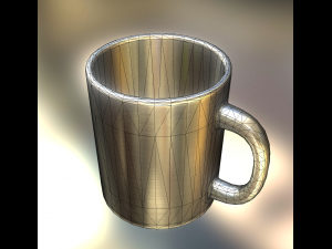 coffee cup alu version 3Dモデル