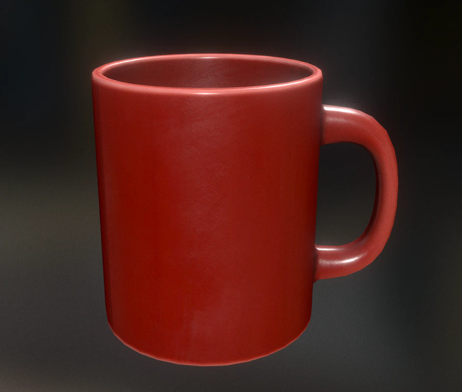 coffee cup red version 3D Model .c4d .max .obj .3ds .fbx .stl .blend 