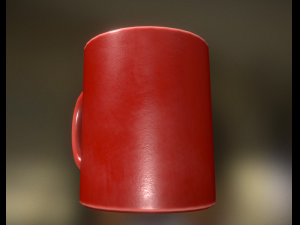 coffee cup red version Modelo 3D