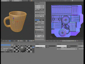 coffee cup red version 3D Model