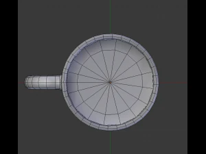 coffee cup red version 3D Model