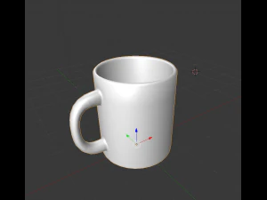coffee cup wood version 3D Model